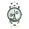 Montre femme pois noir