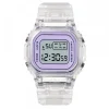 Montre Électronique pas chère Transparente Violet
