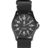 Montre Militaire Dateur Cadran Noir