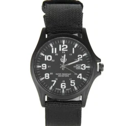 Montre Militaire Dateur Cadran Noir