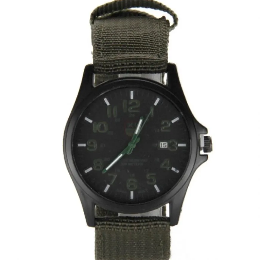 Montre militaire kaki homme