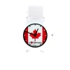 Montre pas chère feuille érable I Love CANADA couleur bland