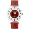 Montre pas chère plastique de marque willis à carreau écosse bucheron