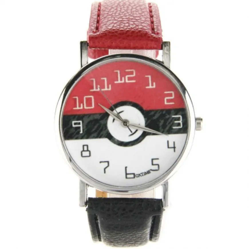 Montre pas chère pokeball homme et femme