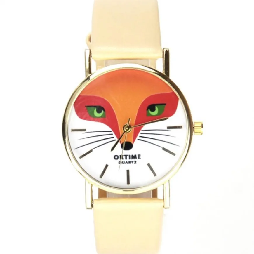 Montre pas chère renard animal OK Time