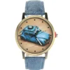 Montre pas chère vieille voiture unisexe