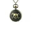Montre pendentif pas chère motif tête de mort + chaine