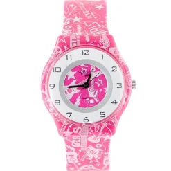 Montre Pop Rock rose femme pas chère étoile guitare