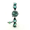 Montre Shamballa pas chère bleue reflet bracelet tibet