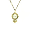 Montre sigle féminin flèche vintage + chainette pendentif pas chère