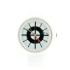 Montre silicone blanche pas chère de marque OTM longue trotteuse