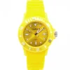 Montre Silicone Jaune