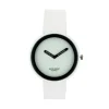 Montre simple blanche femme pas chère