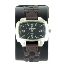Montre tressé bracelet de force Excellanc noir