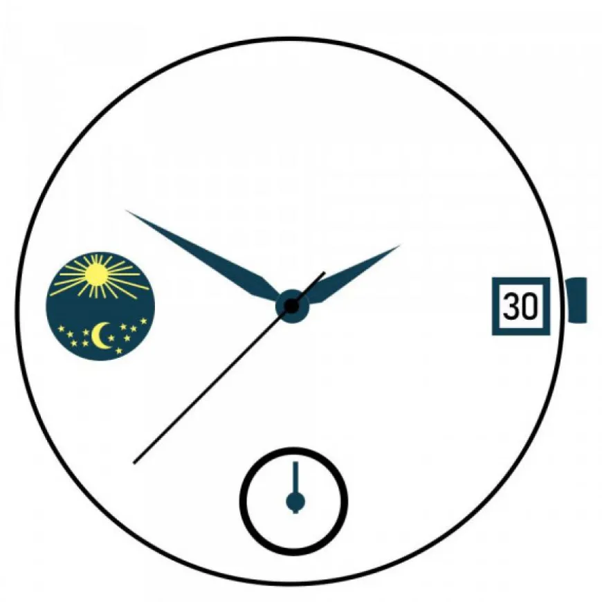 Mouvement montre chinois DG3806PB