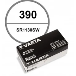 Pack de 10 Batteries montre Varta 1,55 V 390 alcaline