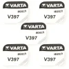 Pack de 5 Batteries 1,55 V 397 alcaline Varta montre