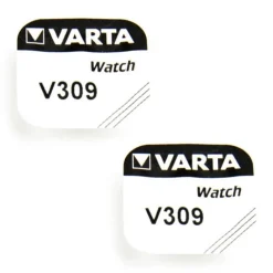 Pack de 2 Batteries Varta 1,55 V 309 alcaline pour montre