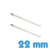 Pack de 2 fixations 22 mm goupille pas cher bracelet montre