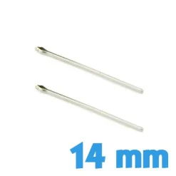 Pack de 2 goupilles pas cher bracelet métal montre 14 mm
