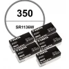 Pack de 50 Piles de montre 1,55 V 350 Varta alcaline