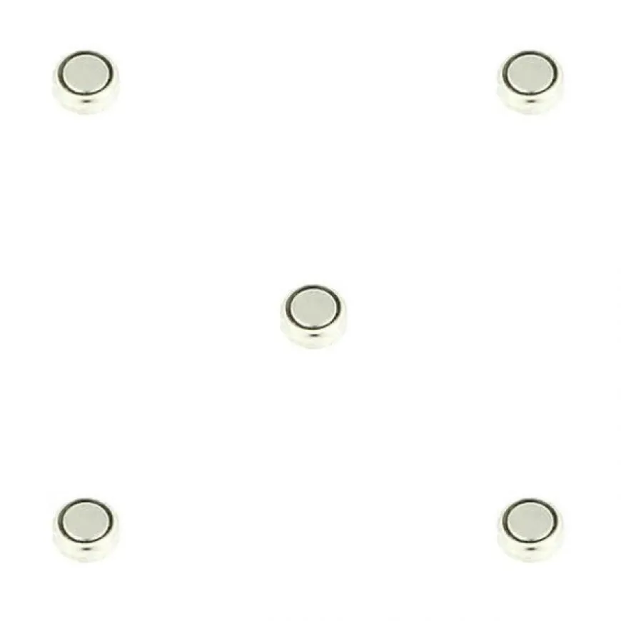 Pack de 5 Piles montre AG11 1,5 V alcaline