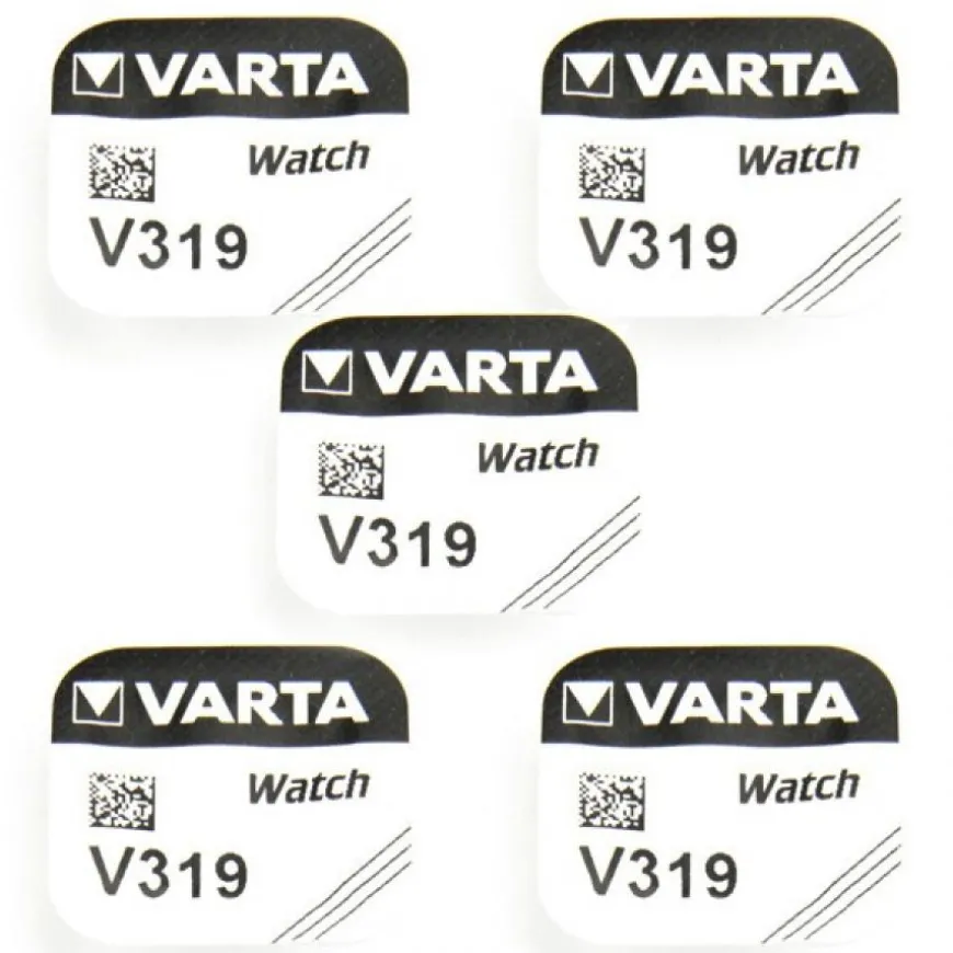 Pack de 5 Piles Varta 1.55 V alcaline 319 montre