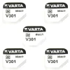 Pack de 5 Piles Varta 1.55 V 301 alcaline pour montre