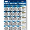 Pack de 20 Piles 3 V CR2016 lithium pour montre