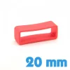 Passant Bracelet de Montre 20 mm - Silicone Corail