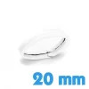 Passant bracelet  20 mm  - Blanc