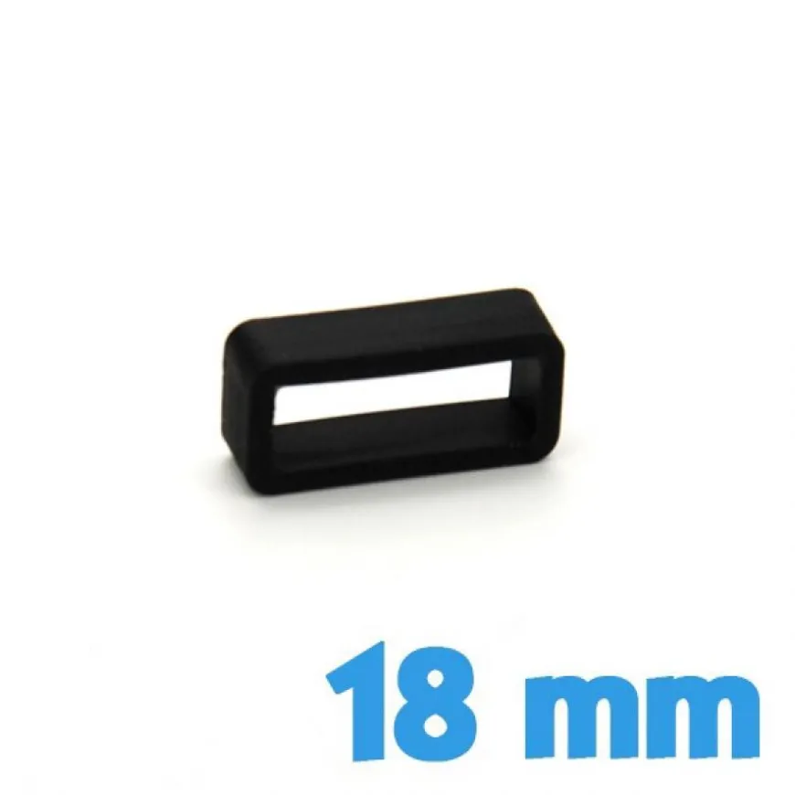 Passant bracelet 18 mm - Noir