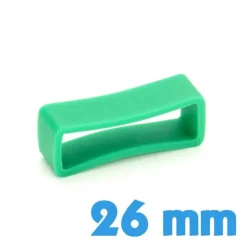 Passant bracelet 22 mm Vert émeraude