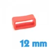 Passant Bracelet Montre Silicone 12 mm - Corail