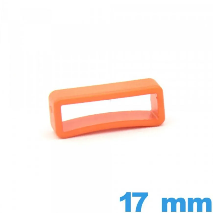 Passant bracelet Plastique Orange 17 mm