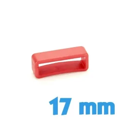 Passant bracelet Plastique Rouge 17 mm
