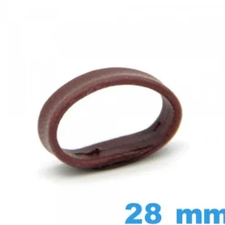 Passant Brun Rouge 28 mm pour montre