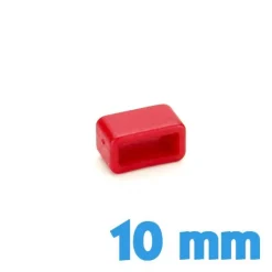 Passant de bracelet 10 mm  - Rouge
