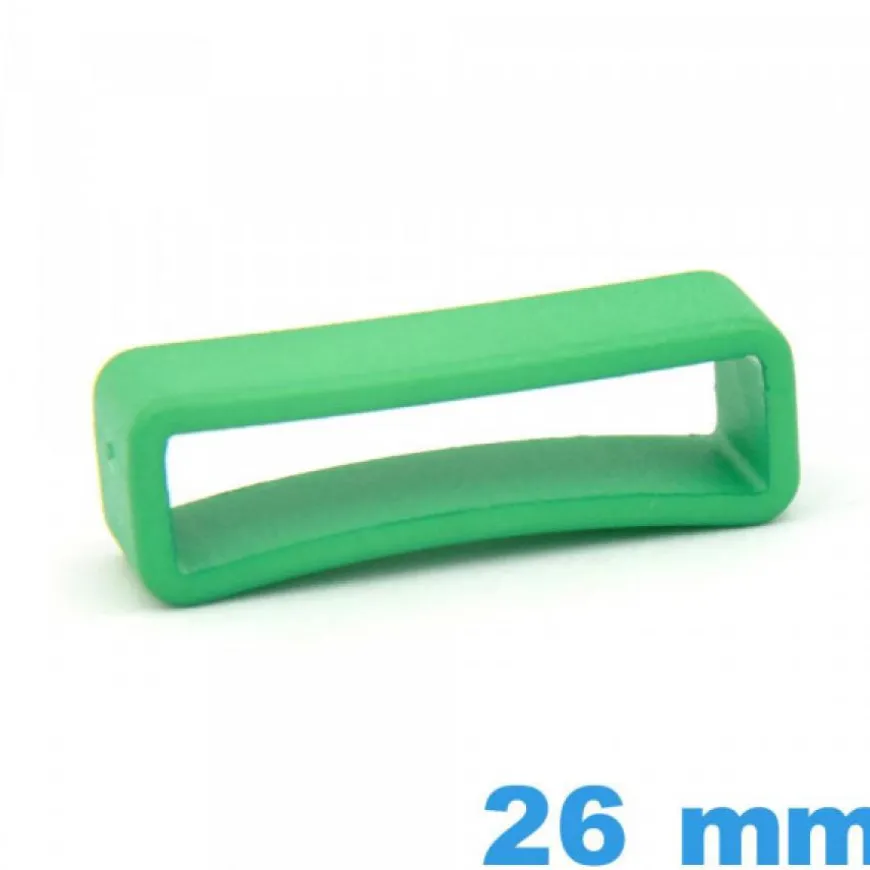 Passant de bracelet Plastique Vert 26 mm