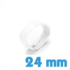 Passant de montre 24 mm  - Blanc