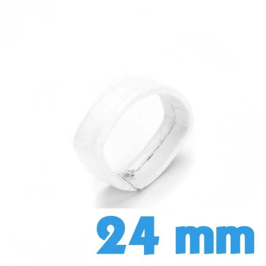 Passant de montre 24 mm - Blanc