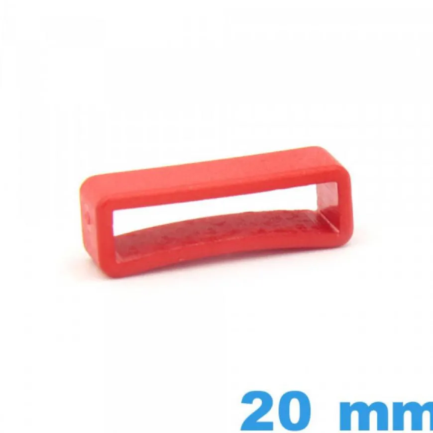 Passant de montre 20 mm - Rouge