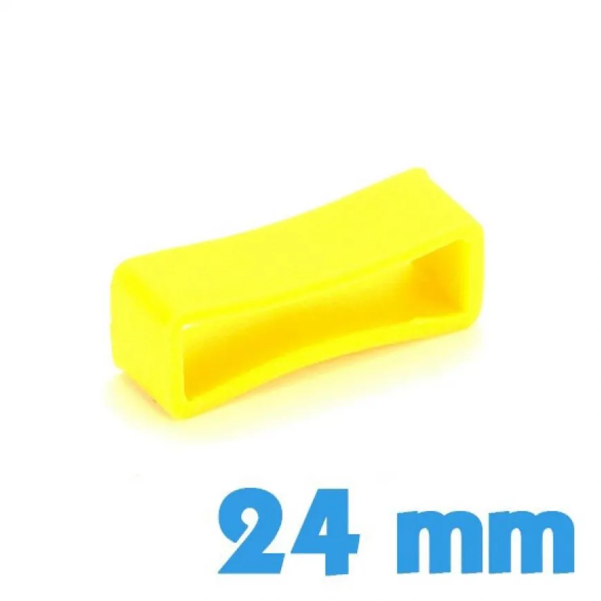 Passant Jaune 24 mm de bracelet