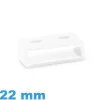 Passant Montre compatible Casio G Shock 22 mm Silicone Blanc