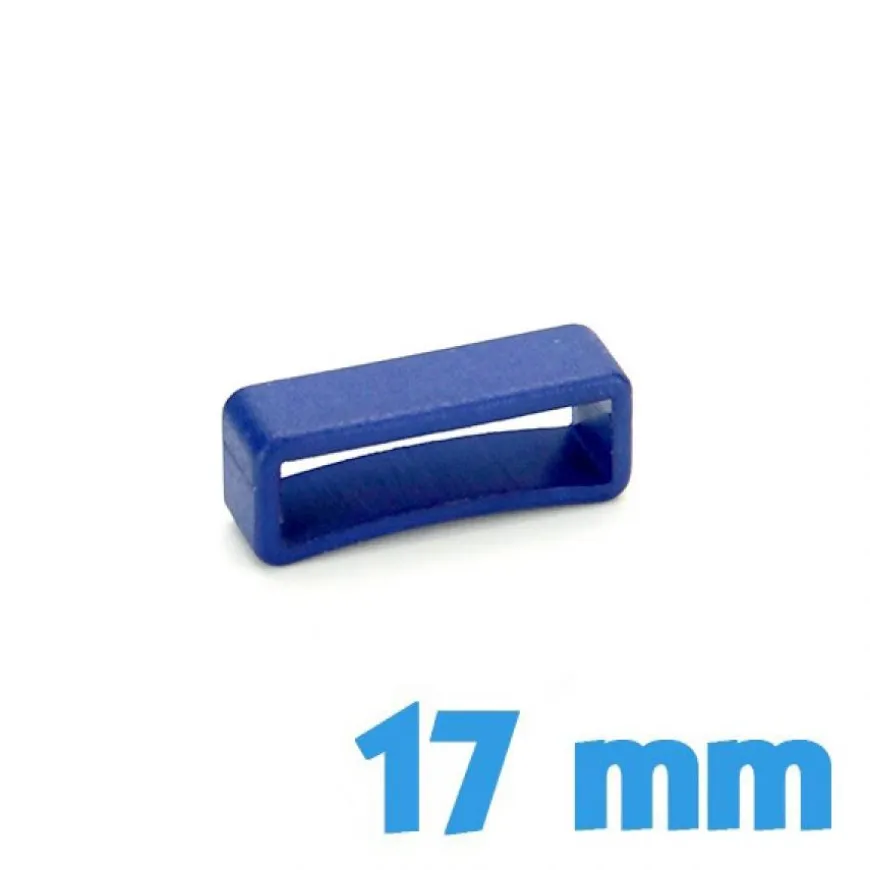 Passant montre 17 mm Bleu