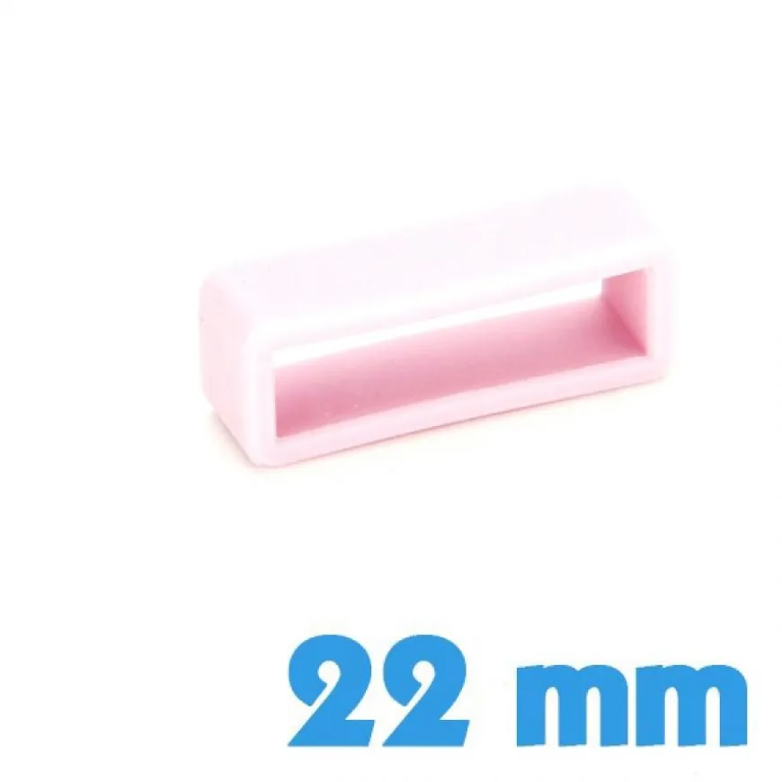 Passant montre 22 mm - Rose