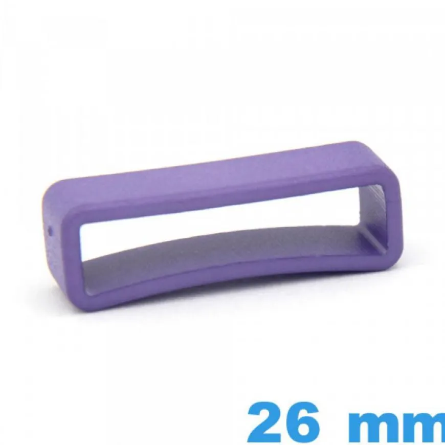 Passant montre Plastique 26 mm - Violet