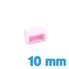 Passant Plastique Rose 10 mm pour bracelet
