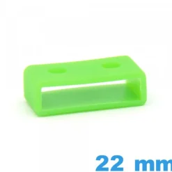 Passant pour Casio Silicone Vert 22 mm pour bracelet pas cher