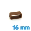 Passant pour montre 16 mm Brun
